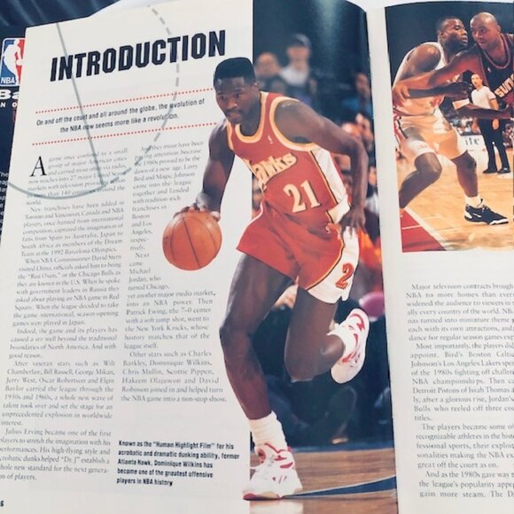 NBA Basketball: An Official Fan's Guide Hardcover –1994 - Picture 2 of 9